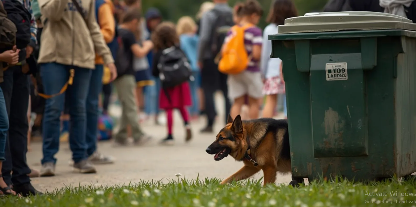 A Stray Dog Dragged My Student Behind the School Dumpster—Then I Saw What It Was Protecting