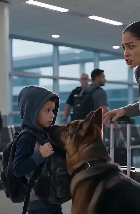 Police K9 Attacked a Little Boy at the Airport… Then the Child Whispered What His Mother Told Him