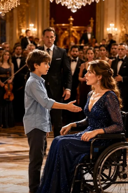 A Barefoot Boy Walked Into a Ballroom and Told a Woman in a Wheelchair, “Dance With Me”... What Happened Next Left Everyone Speechless