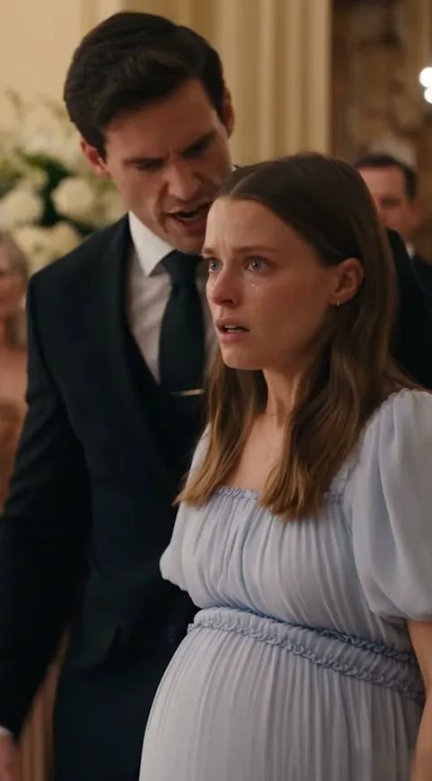 **They Forced the Pregnant Bride to Open Her Purse—Then the Lights Went Out and Her Husband’s Darkest Secret Appeared on Screen**
