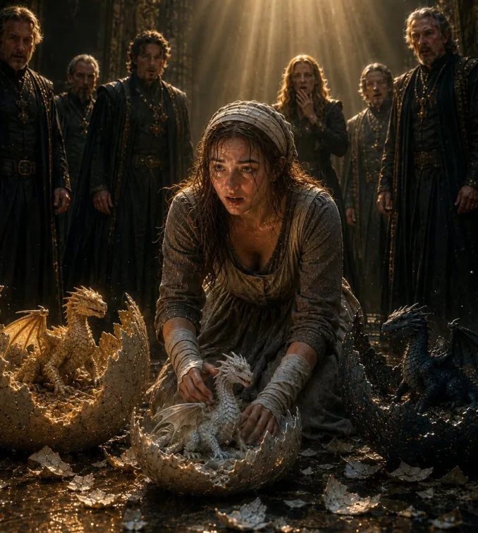 🔥 ALL THE ALPHAS FAILED THE ROYAL DRAGON EGGS—THEN ONE OMEGA MAID TOUCHED THEM… AND ALL THREE STARTED HATCHING 🐉