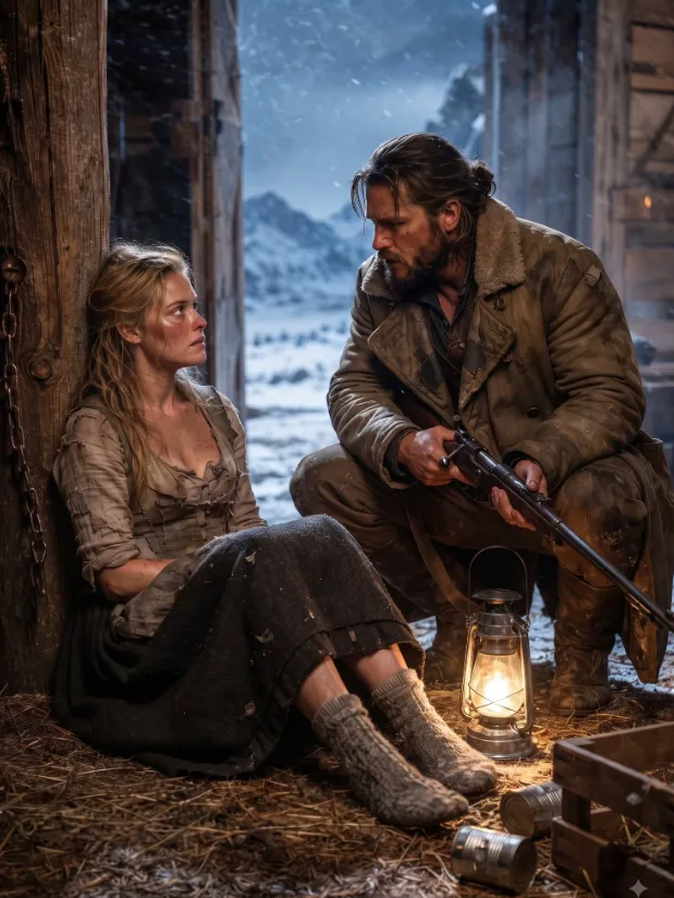 “Her Husband Chained Her to Die in a Snowbound Barn—Then a Mountain Man Found Her and Made a Promise That Changed Everything”