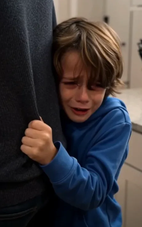 “DADDY… HELP ME.” A 7-Year-Old Found a Little Girl Trapped Inside His Own Home… Then His Wife Went Pale