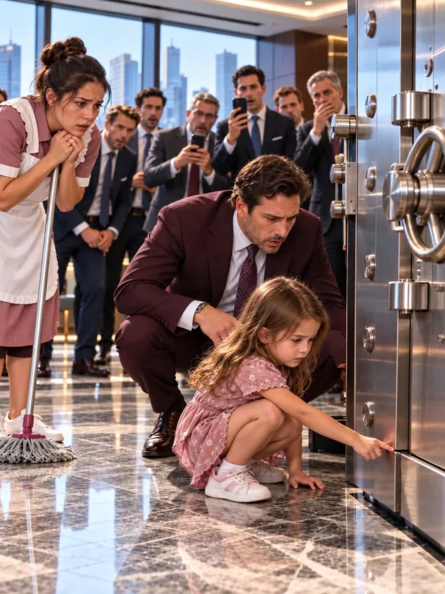 **THE HOUSEKEEPER’S 3-YEAR-OLD DAUGHTER SAW WHAT NO ONE ELSE COULD — THEN SHE OPENED THE “UNBREAKABLE” SAFE**