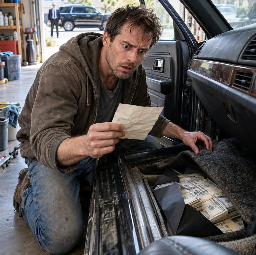 I BOUGHT A BMW FOR $50—THEN I FOUND $500,000 UNDER THE FLOOR MAT… AND A NOTE THAT SAID, “IF THIS CAR REACHED YOU, RICHARD KANE KNOWS I’M DEAD”