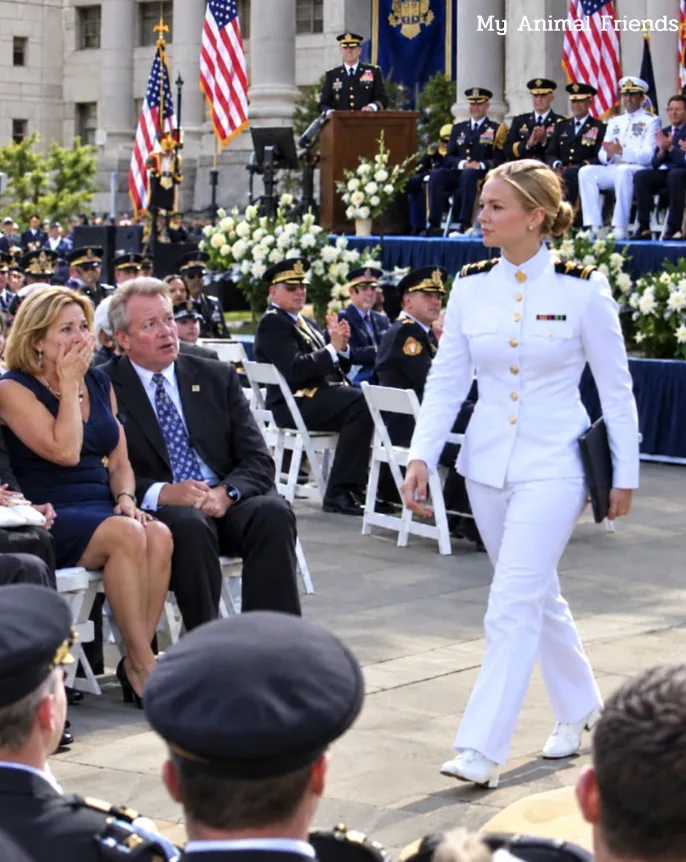 My Father Gave My Graduation VIP Ticket to My Stepsister and Threw Me Into the Rain—Minutes Later, the Commandant Took the Mic and Revealed Why Every Officer Was There for Me