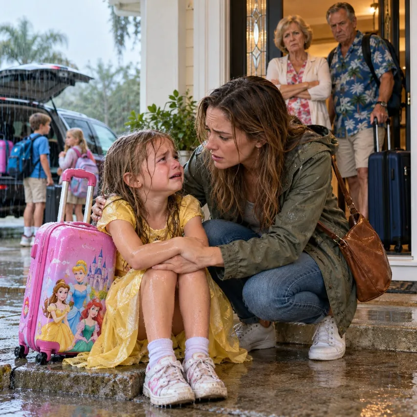I Paid $8,740 for a Disney Vacation, but My Parents Left My 6-Year-Old Daughter Alone in the Pouring Rain. When She Asked, “Why Didn’t Grandma Want Me?” I Made One Call That Changed Everything.