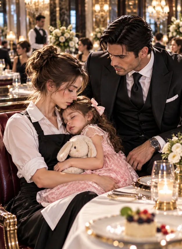 The Mafia Boss Found His 5-Year-Old Daughter Asleep in a Waitress’s Arms—Then He Asked Her One Question That Changed Everything
