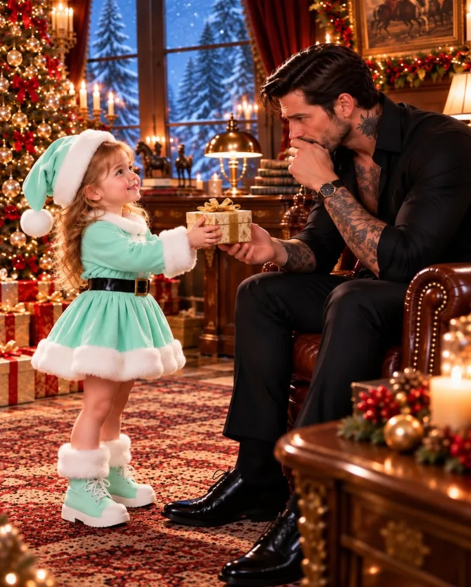A Mafia Boss Received a Christmas Gift From His Maid’s 4-Year-Old Daughter… Then He Discovered Why She Told Him, “Please Don’t Be Sad Anymore.”