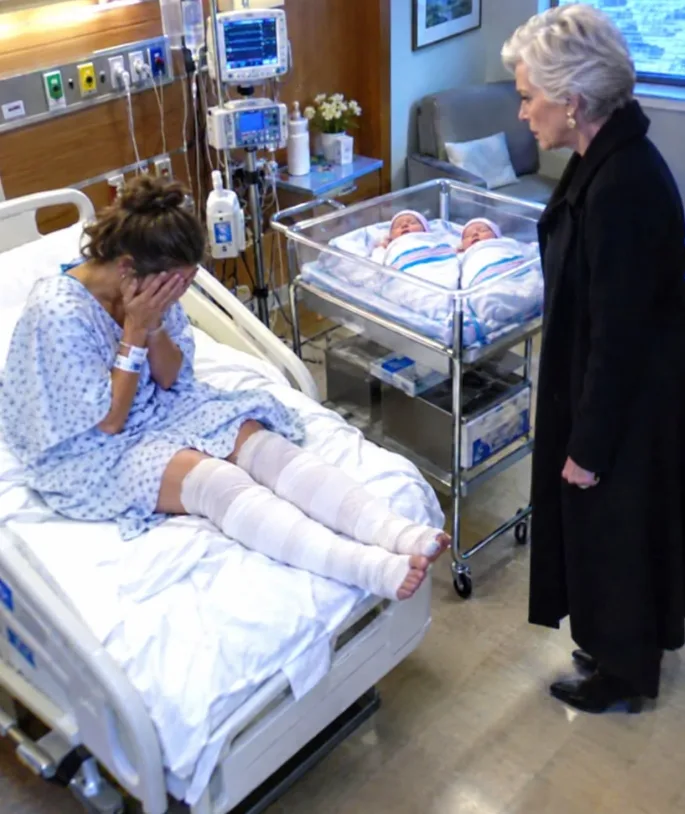 My MIL Slapped Me After Demanding One of My Newborn Twins—Then the Police Chief Saw My Face and Said, “Judge Vance?”