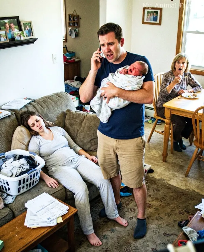 I Came Home to Find My Wife Unconscious After My Mother Forced Her to Cook Just 2 Days After Giving Birth. Mom Called Her a “Drama Queen”… Until I Dialed 911 and Said Her Full Name.