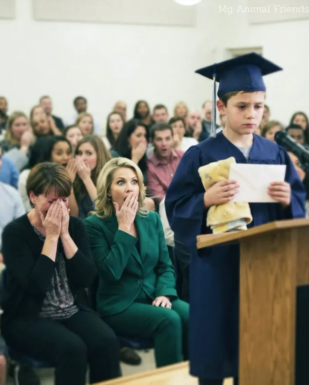 My Sister Abandoned Her Baby for 10 Years, Then Came to His Graduation Calling Me His “Nanny” and Claiming Him Back… But When My 10-Year-Old Son Opened the Envelope She Never Knew Existed, Her Smile Vanished and the Entire Auditorium Learned the Truth She Had Buried for a Decade… ⬇️💔