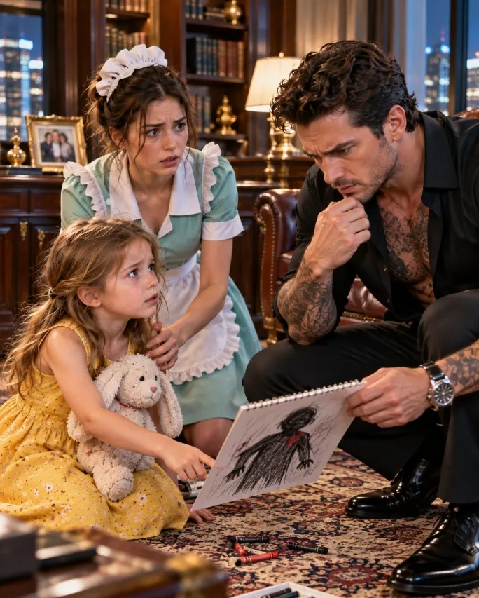 I Asked My Bodyguard to Protect a Maid’s Daughter—Then the Little Girl Pointed at His Scar and Revealed the Terrifying Truth