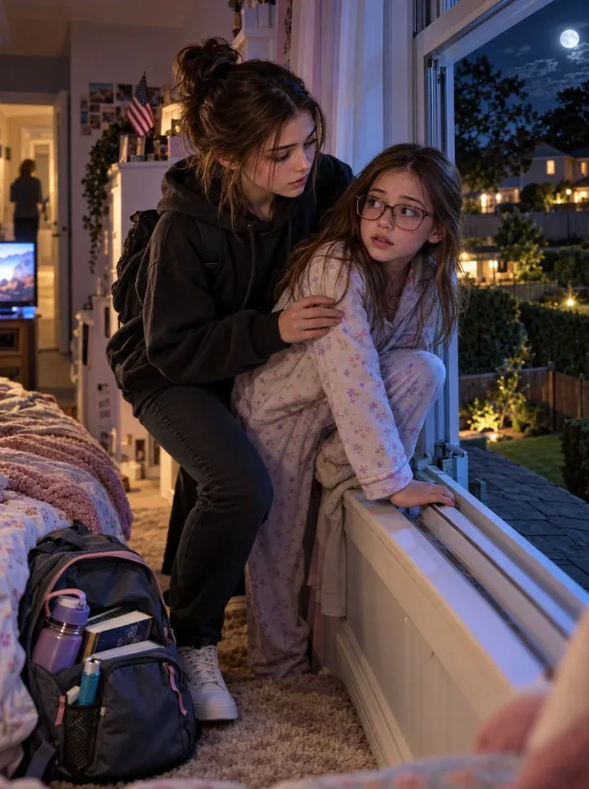AT 2 A.M., MY DAD TEXTED ME “GRAB YOUR SISTER AND RUN. DON’T TRUST YOUR MOTHER.” WE FLED THROUGH THE WINDOW… THEN A SPECIAL AGENT TEXTED, “DO NOT GO HOME.”