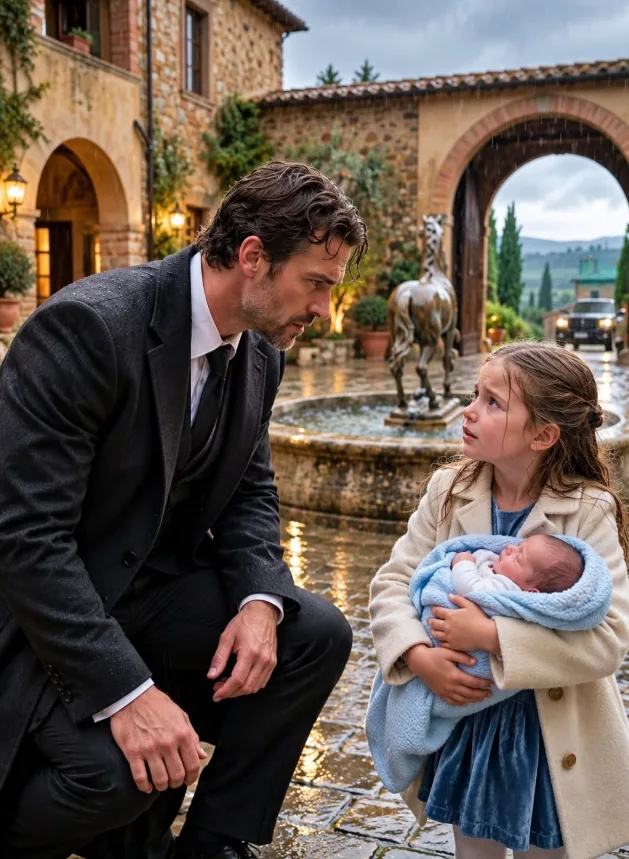 A Little Girl Left a Newborn at My Door With a Note Proving Someone Had Stolen My Child… And the Betrayer Was Hiding Inside My Own Home