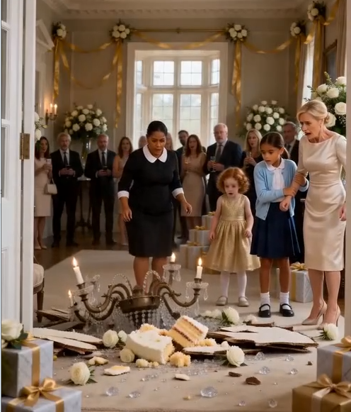 The Maid’s Daughter Saved the Billionaire’s Heir—What the Mother Did Next Shocked the Entire Room!
