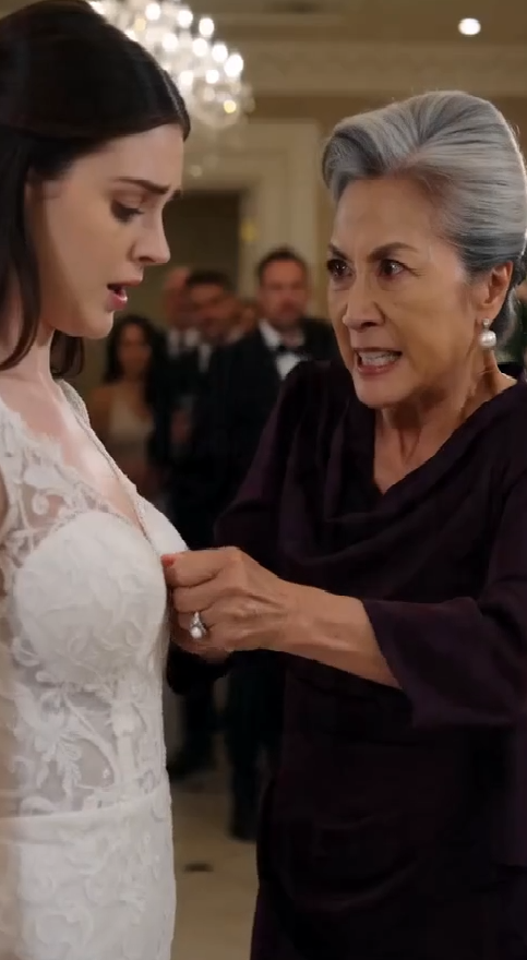 She Tore the Bride’s Wedding Dress Apart to Stop the Ceremony… But One Hidden Jade Pendant Exposed the Family’s Greatest Secret.