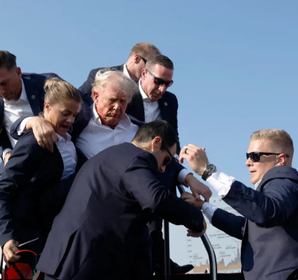 President Donald Trump had been “shot again” in Washington, D.C