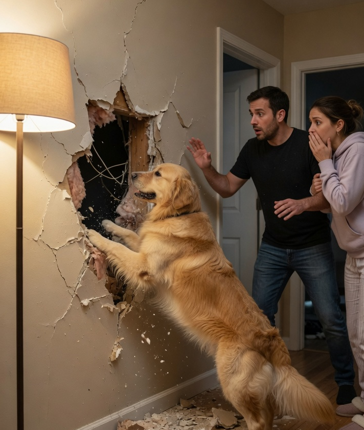 A Poor Couple’s Dog Discovered a Hidden Million-Dollar Fortune Inside Their Apartment Wall