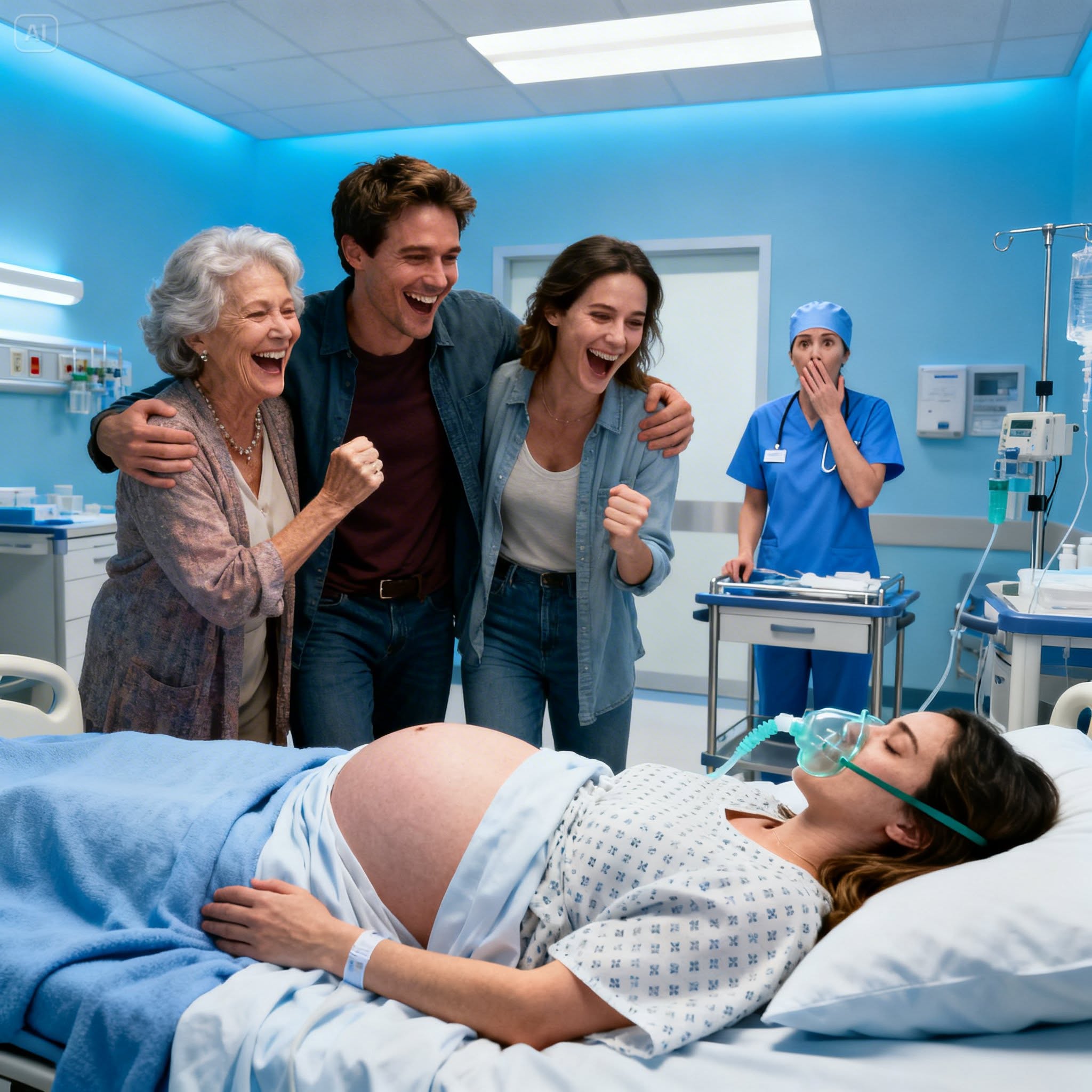 TR.She Died Giving Birth… Her Husband Smiled in Relief—Until the Doctor Whispered Two Words That Changed Everything.