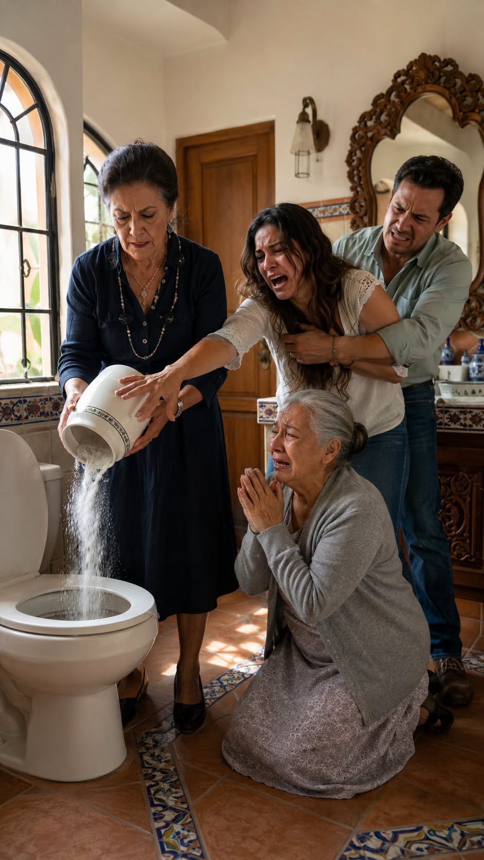 She Tried to Flush Her Father's Ashes Down the Toilet After Being Left One Dollar—Then Her Mother Revealed He Wasn't Her Real Father, and a Hidden Will Changed Everything.