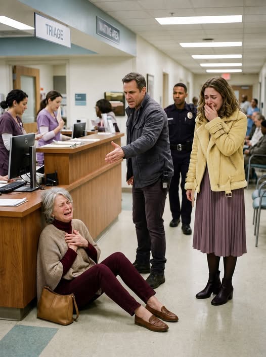 "The old mother collapsed in the middle of the hospital, but the secret in her bag made her son burst into tears right in the hallway."
