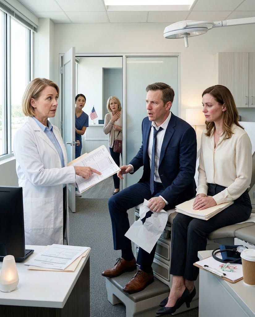 My Husband Had Two Children With His Secretary, and I Stayed Silent. But During a Routine Checkup, the Doctor Looked at Him and Asked, “Hasn’t Your Wife Told You Yet?”