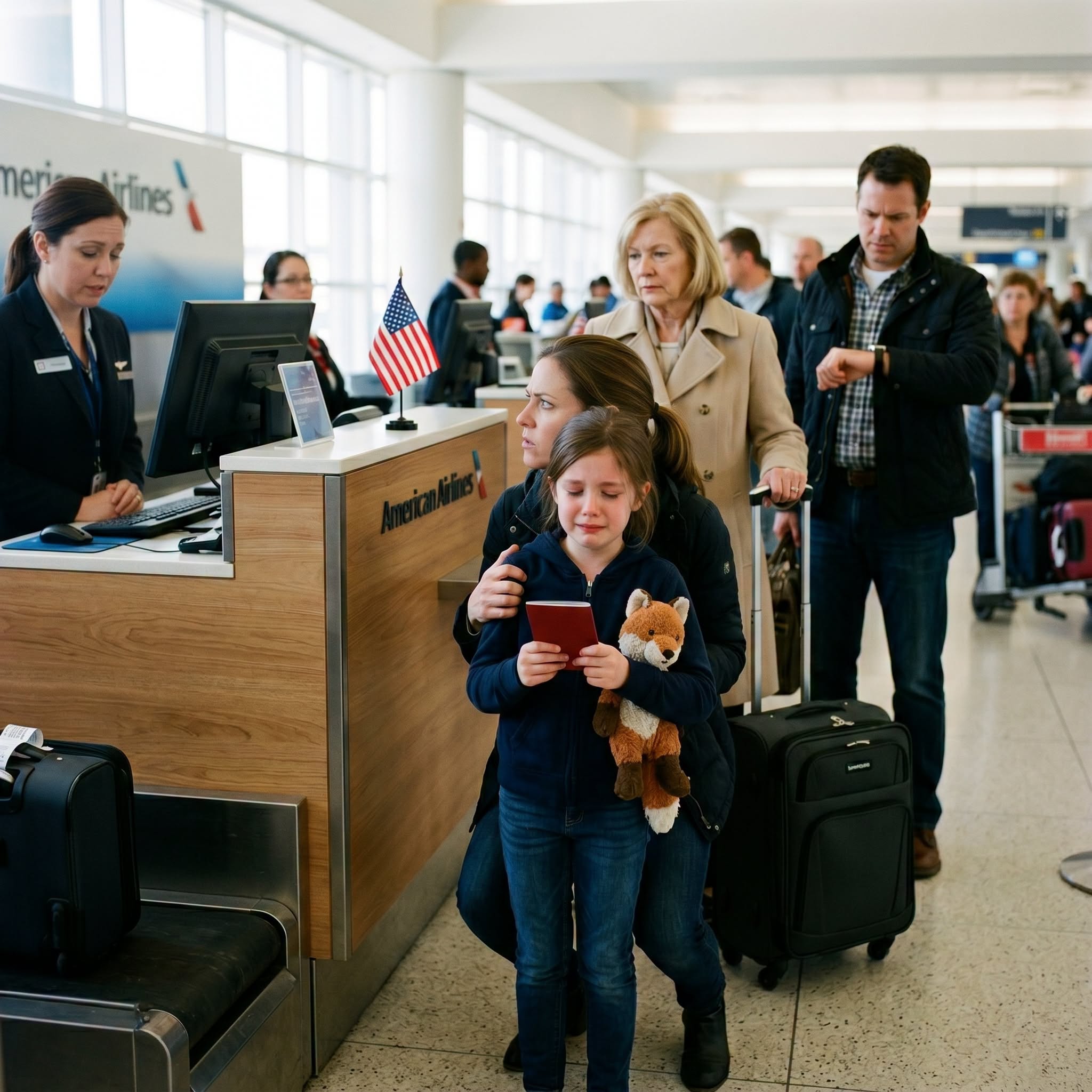 Nine-year-old girl bursts into tears after losing her passport… Three days later, the whole family secret is revealed!