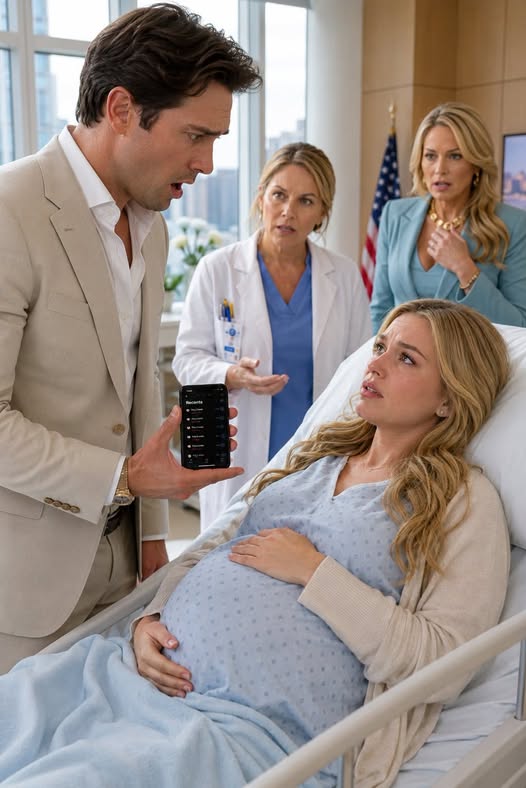 "My husband found a text message on my phone while I was eight months pregnant and accused me of carrying another man's baby. Hours later, doctors rushed me into emergency surgery—and the truth about that message left everyone in the hospital in tears."