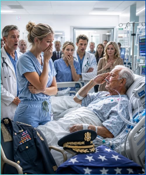 Everyone Laughed When the Nurse Claimed She Knew the Dying General... Then He Saluted Her