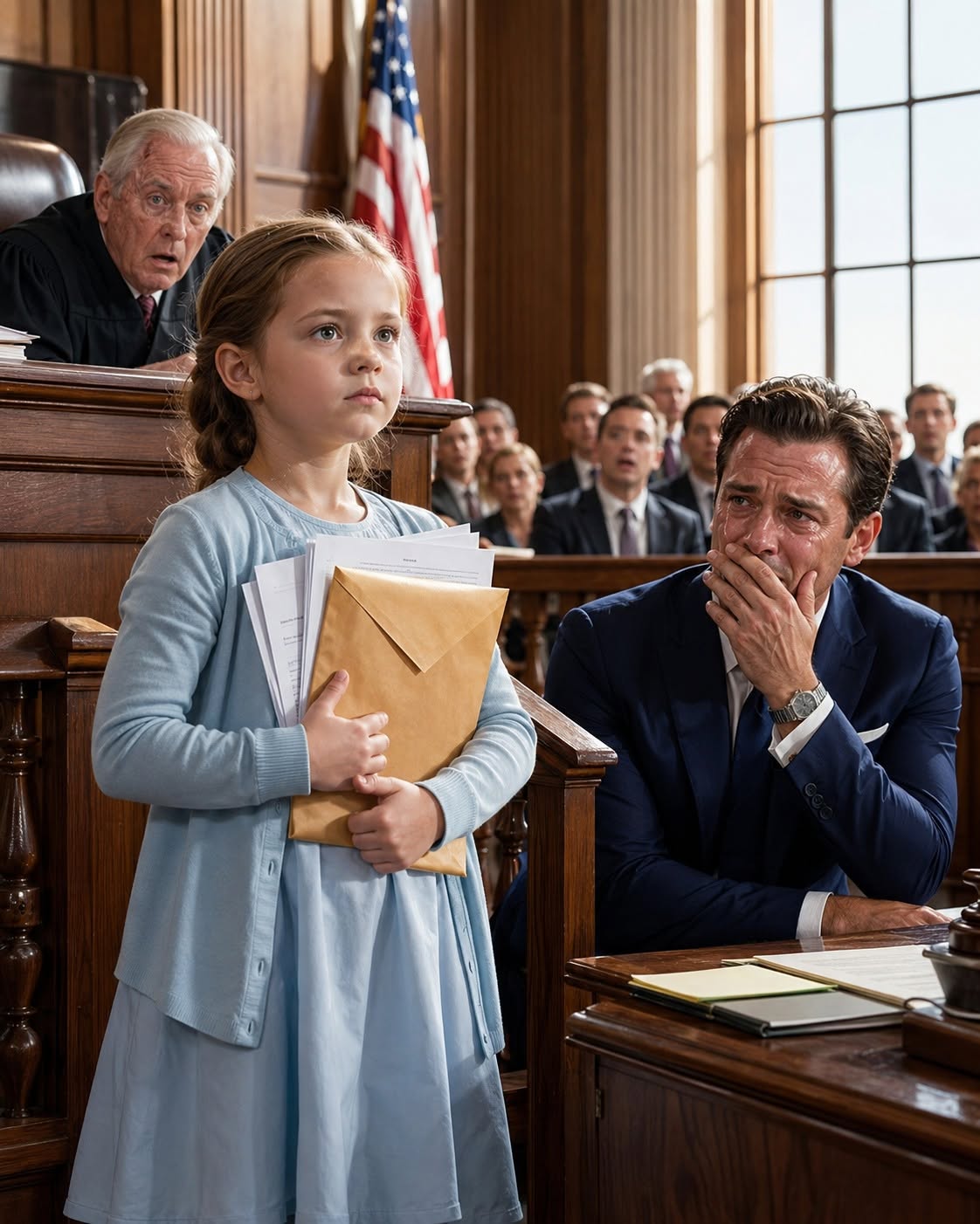 “A 7-Year-Old Stood Up in Court and Exposed a Billionaire Betrayal No One Saw Coming”