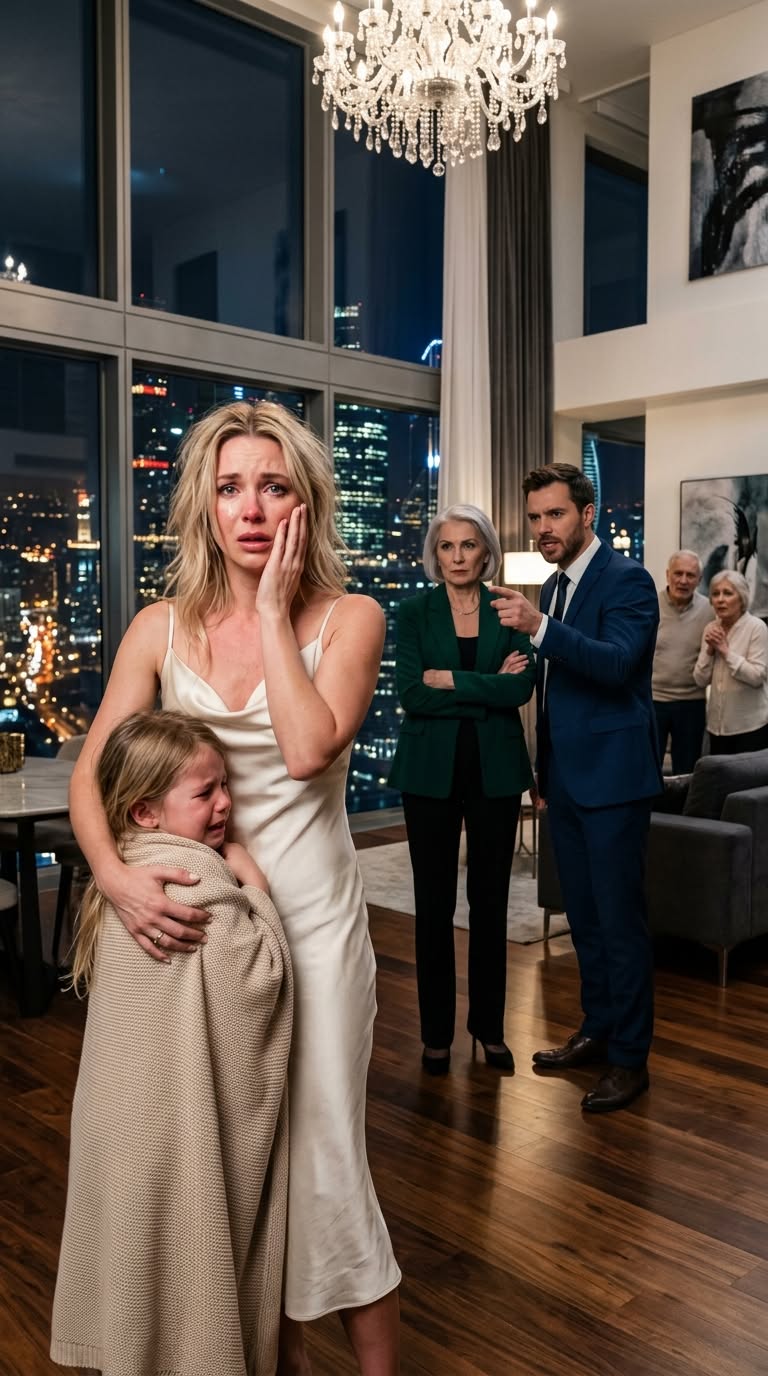 My Husband Slapped Me for Saving Our 104°F Daughter—Then His Billionaire Father Walked In and Ended Everything