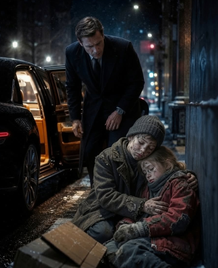 A Billionaire Rescues Two Abandoned Kids in a Blizzard... Then Learns the Heartbreaking Truth