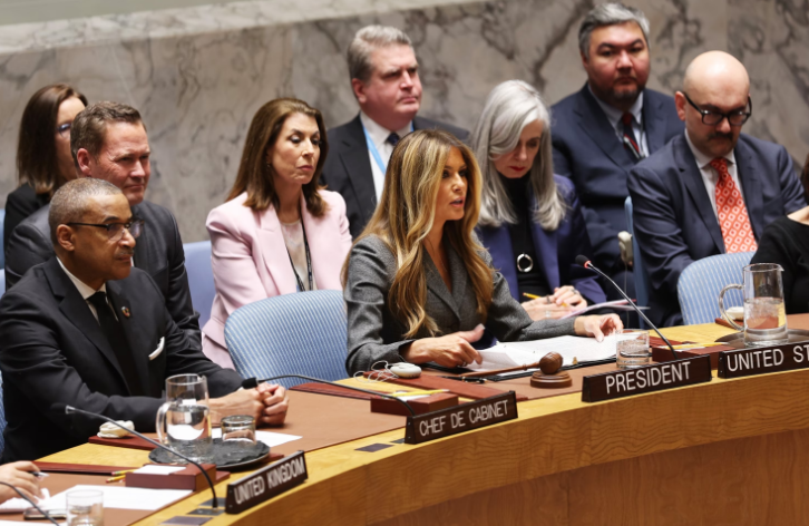 Our thoughts and prayers are with Melania Trump during