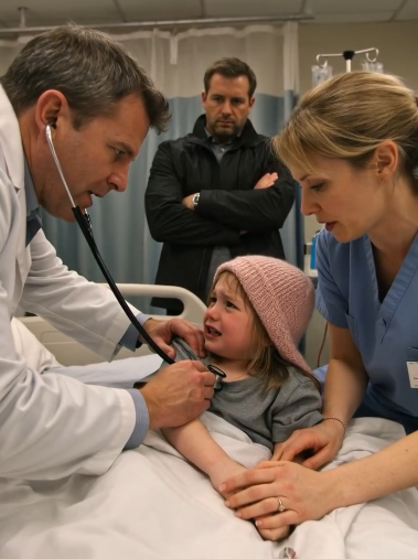ER nurses thought she was scared… until they removed the little girl’s hat and froze. What they found changed everything.