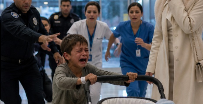 HE WOULDN'T LET THEM TAKE THE BABY