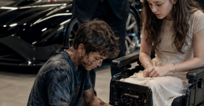 "The billionaire yelled, 'Don't touch my daughter!' But 30 seconds later, he was the one speechless. What the poor boy discovered in the wheelchair changed everything..."