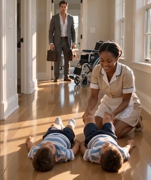My Paralyzed Sons Were Lying On The Floor With Their Nanny—Seconds Later, Everything Changed