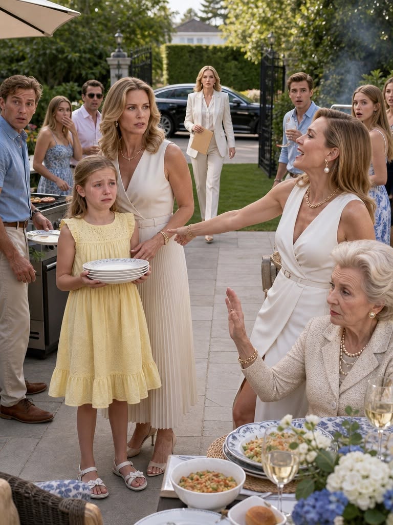 My Sister Made My 14-Year-Old Daughter Carry Plates At Her Barbecue While Everyone Laughed At The Yellow Dress She Bought With Babysitting Money — Then A Black Car Arrived With An Envelope Tied To The Massive Secret My Mother Had Buried For Fourteen Years
