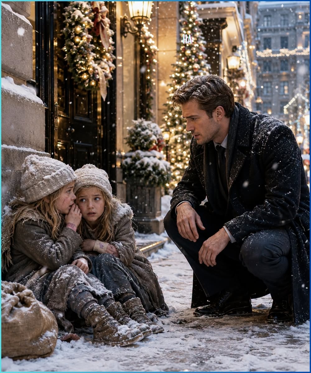 The little twins were freezing in the Christmas snow, then one whispered, “She marks us so we remember who owns us.”