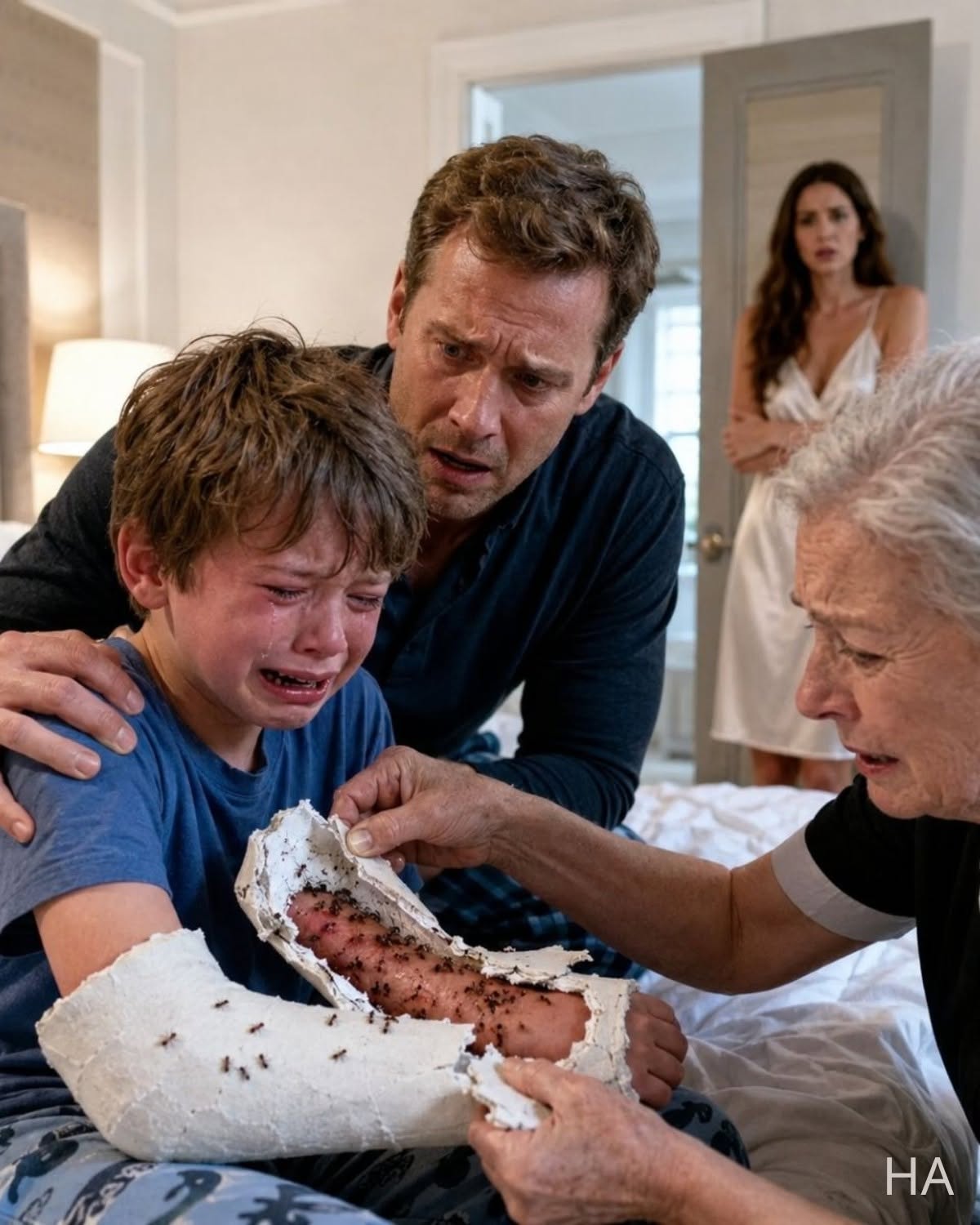 “Cut Off My Arm!” The Little Boy Screamed… Until His Nanny Broke the Cast and Found What His Stepmother Had Hidden Inside
