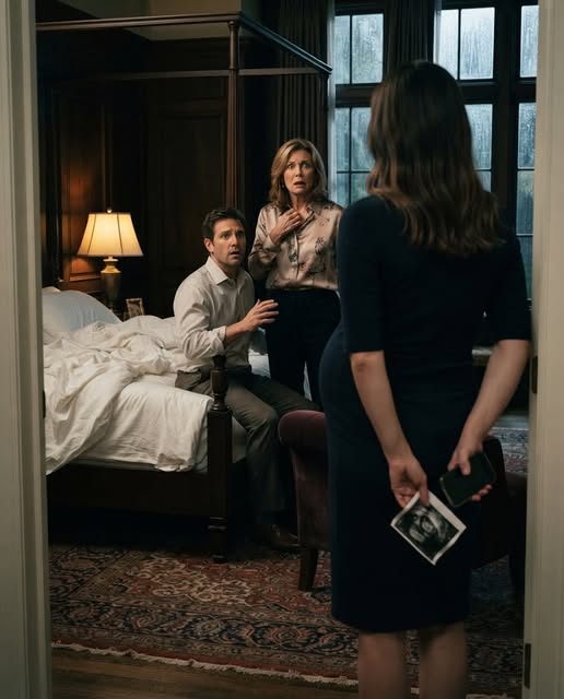 My billionaire husband was half-dressed on the guest-room bed with my mother when I walked in holding our baby’s first ultrasound.