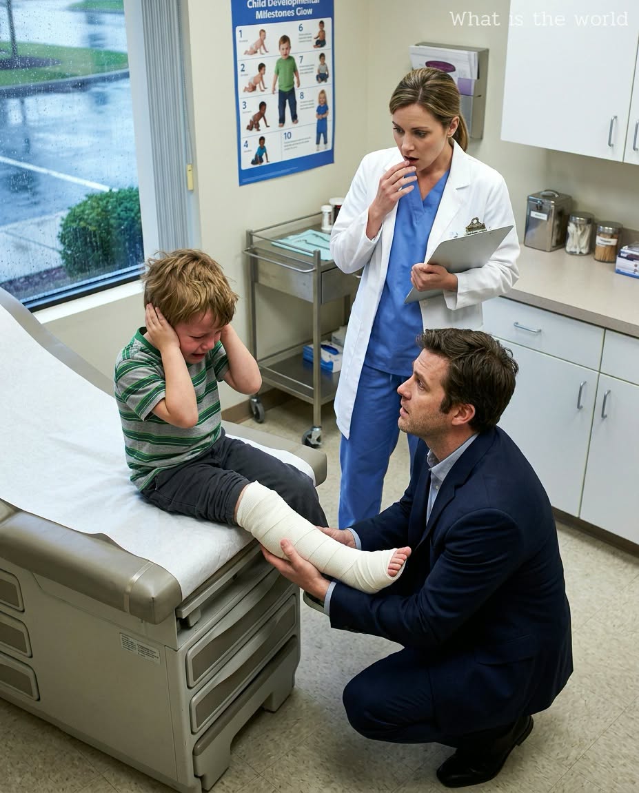 Boy Brings $12 and a Few Empty Bottles to Get Treatment for Broken Leg—Doctor Speechless When He Sees His Face