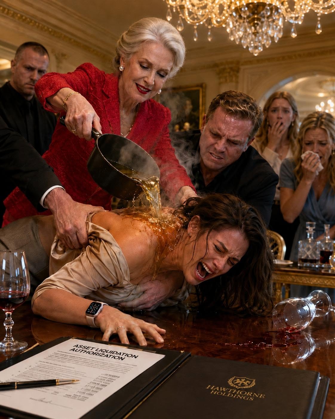 My Mother-In-Law Poured Boiling Oil On Me For Refusing To Liquidate My Assets—Then The Burn Specialist Entered Court And Revealed Why I Built The Hospital Wing...