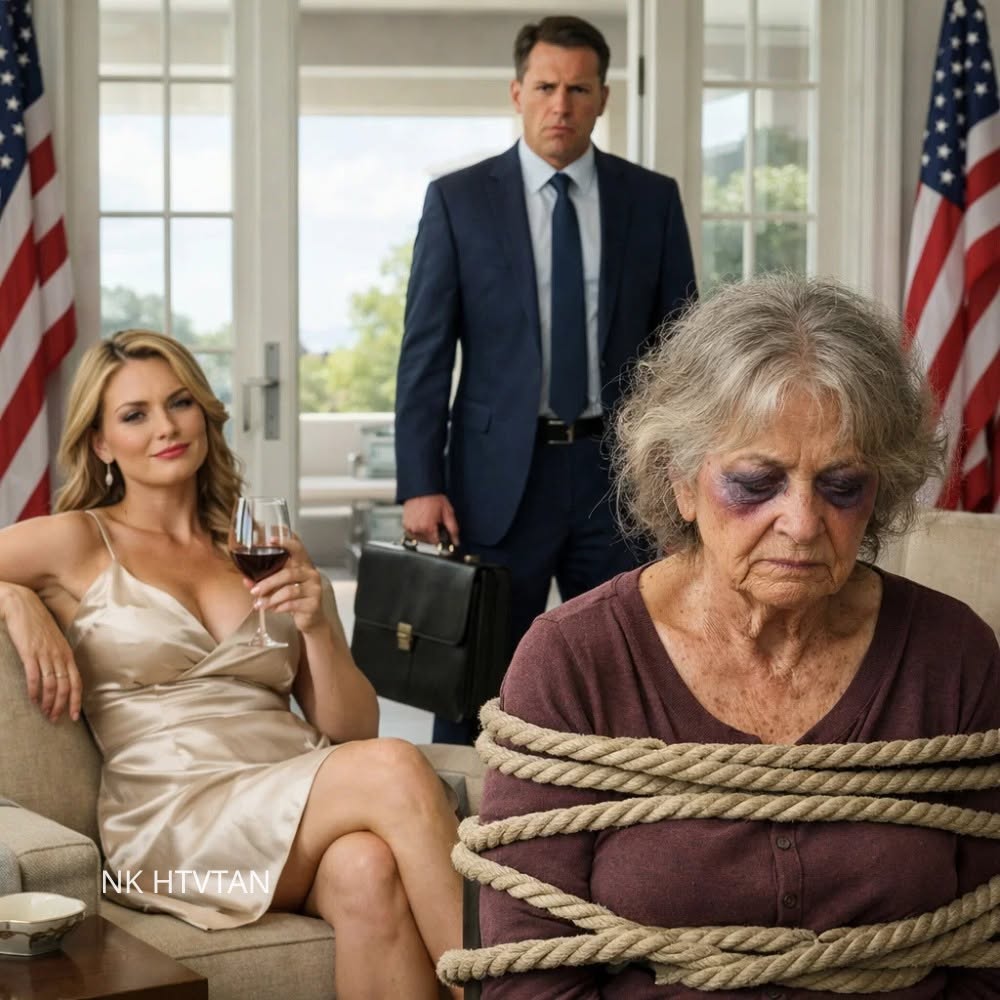 The millionaire arrived home earlier than expected... and saw what his wife had done to his mother...