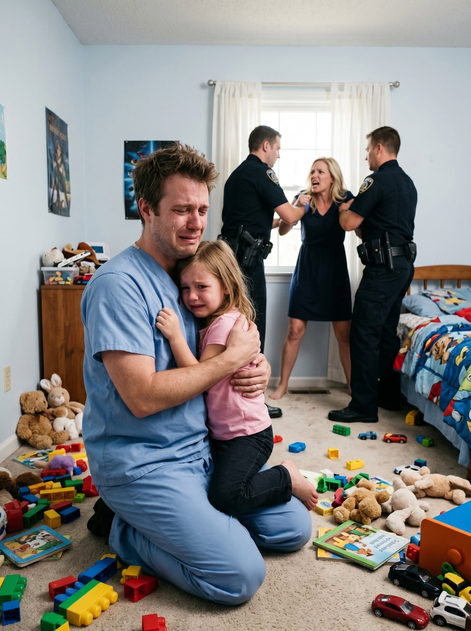 1.My 7-year-old stepdaughter cried every time we were alone. My wife said she just hated me. Then one night, the little girl handed me something from her backpack—and I realized she'd been begging for help all along.