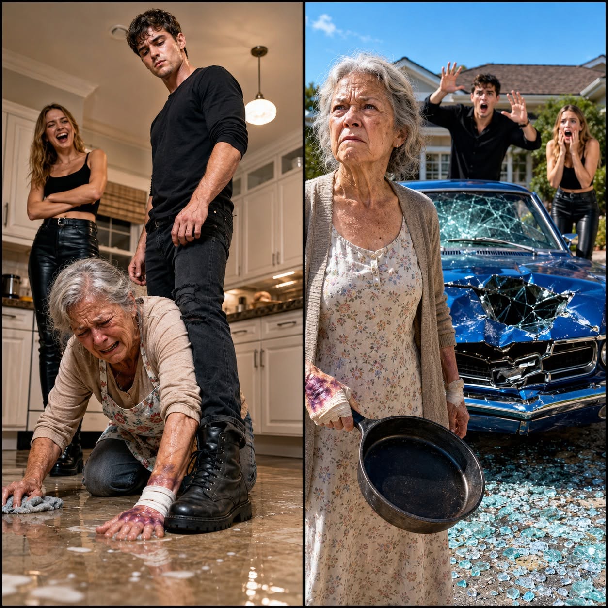 The fate of the son who dared to step on his mother's hand: His car is wrecked, his house is gone, and he faces a life sentence!