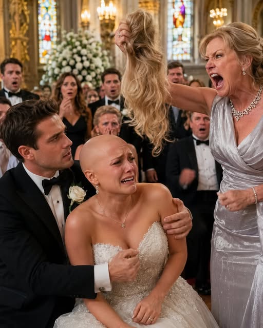 “She Ripped Off My Wig at the Altar… and Exposed My Cancer in Front of 300 Guests”