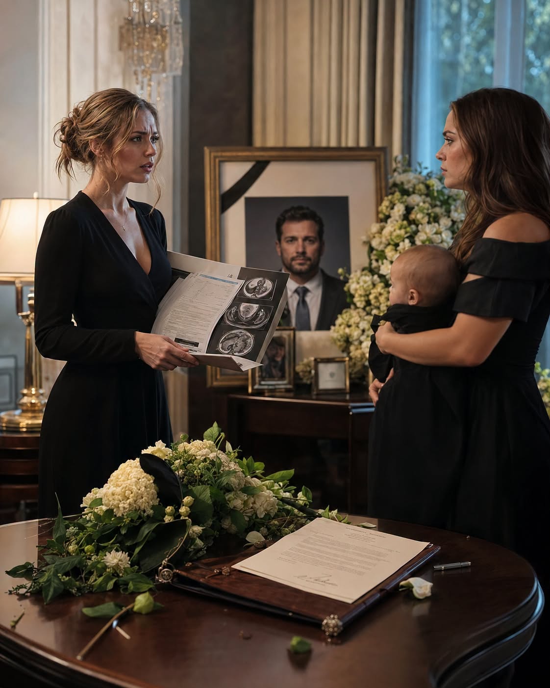 After My Husband’s Funeral, My Sister Claimed Her Baby Was His, but One Medical File Turned Her Fake Will Into Evidence