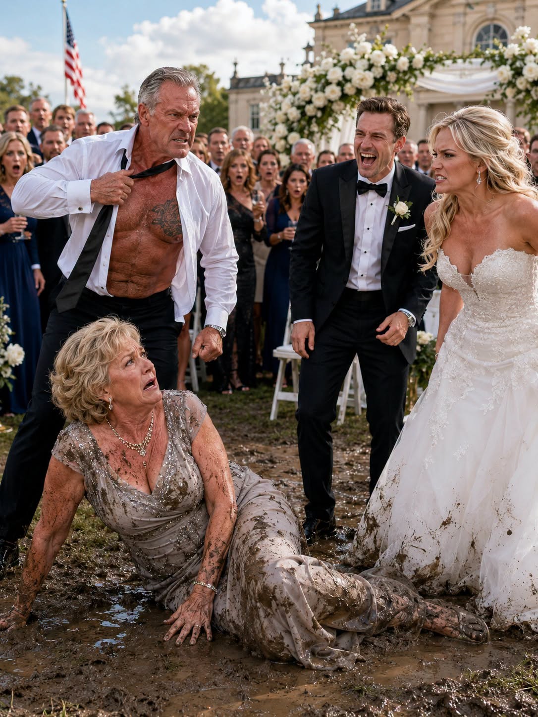 My Son Laughed When His Bride Pushed My Wife Into Mud—So I Took Back Everything Before Their Honeymoon Ended...